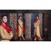 2302 GOLD AND RED HARMAN BY MAISHA PARTY WEAR SHALWAR KAMEEZ SUIT